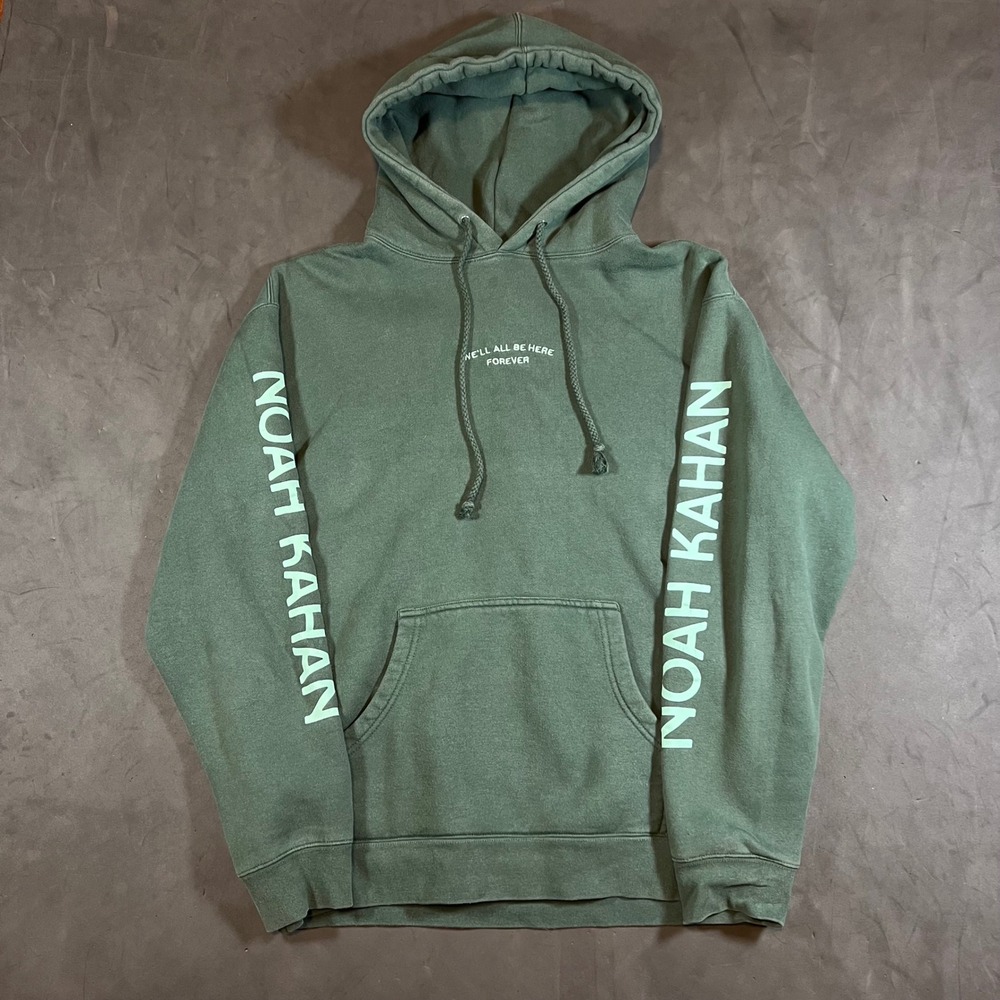 Noah Kahan Hoodie Unisex Size Medium Green We'll All Be Here Forever Tour